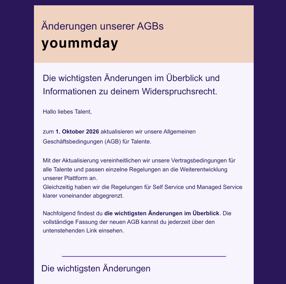 Neue AGBs